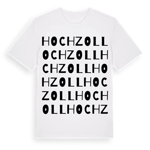 Hochzoll ordlek t-shirt – ekologisk bomull t-shirt från Pinshirt