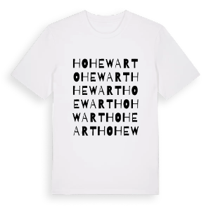 Hohe Wart ordlek t-shirt – ekologisk bomull t-shirt från Pinshirt