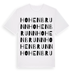 Hohenbrunn ordlek t-shirt – ekologisk bomull t-shirt från Pinshirt