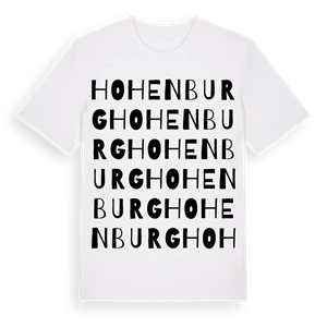 Hohenburg ordlek t-shirt – ekologisk bomull t-shirt från Pinshirt