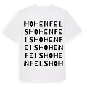 Hohenfels ordlek t-shirt – ekologisk bomull t-shirt från Pinshirt