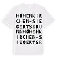Höhenkirchen-Siegertsbrunn ordlek t-shirt