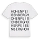 Hohenpeißenberg ordlek t-shirt