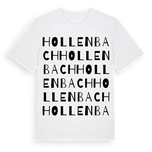 Hollenbach ordlek t-shirt – ekologisk bomull t-shirt från Pinshirt