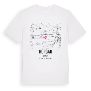 Horgau karta t-shirt – ekologisk bomull t-shirt från Pinshirt