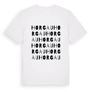 Horgau ordlek t-shirt – ekologisk bomull t-shirt från Pinshirt