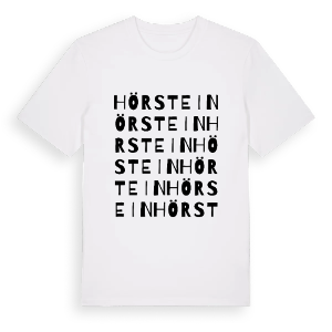 Hörstein ordlek t-shirt – ekologisk bomull t-shirt från Pinshirt