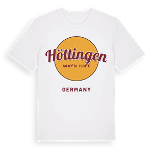 Höttingen cirkel t-shirt – ekologisk bomull t-shirt från Pinshirt