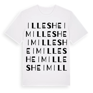 Illesheim ordlek t-shirt – ekologisk bomull t-shirt från Pinshirt