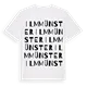 Ilmmünster ordlek t-shirt