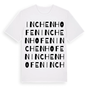 Inchenhofen ordlek t-shirt – ekologisk bomull t-shirt från Pinshirt