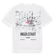 Ingolstadt karta t-shirt