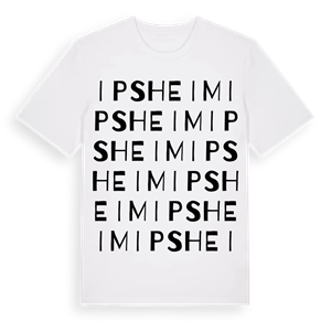 Ipsheim ordlek t-shirt – ekologisk bomull t-shirt från Pinshirt