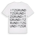 Itzgrund ordlek t-shirt