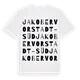 Jakobervorstadt-Süd ordlek t-shirt