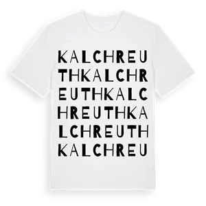 Kalchreuth ordlek t-shirt – ekologisk bomull t-shirt från Pinshirt