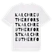Kalchreuther Forst ordlek t-shirt