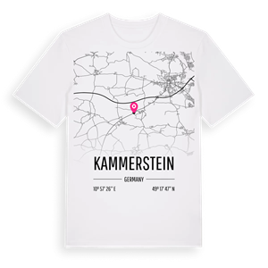 Kammerstein karta t-shirt – ekologisk bomull t-shirt från Pinshirt