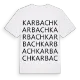 Karbach ordlek t-shirt