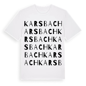 Karsbach ordlek t-shirt – ekologisk bomull t-shirt från Pinshirt