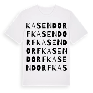 Kasendorf ordlek t-shirt – ekologisk bomull t-shirt från Pinshirt