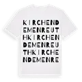 Kirchendemenreuth ordlek t-shirt