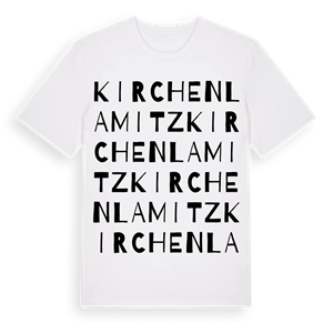 Kirchenlamitz ordlek t-shirt – ekologisk bomull t-shirt från Pinshirt