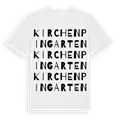 Kirchenpingarten ordlek t-shirt