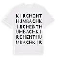 Kirchenthumbach ordlek t-shirt