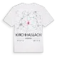 Kirchhaslach karta t-shirt