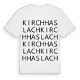 Kirchhaslach ordlek t-shirt