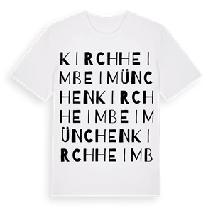 Kirchheim bei München ordlek t-shirt – ekologisk bomull t-shirt från Pinshirt
