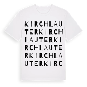 Kirchlauter ordlek t-shirt – ekologisk bomull t-shirt från Pinshirt