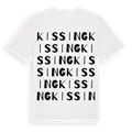 Kissing ordlek t-shirt