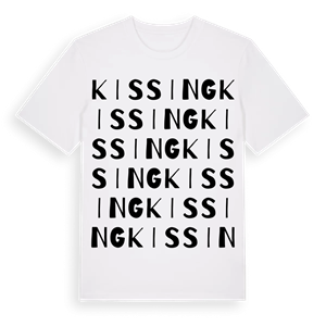 Kissing ordlek t-shirt – ekologisk bomull t-shirt från Pinshirt