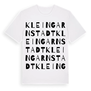 Kleingarnstadt ordlek t-shirt – ekologisk bomull t-shirt från Pinshirt