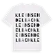Kleinsendelbach ordlek t-shirt