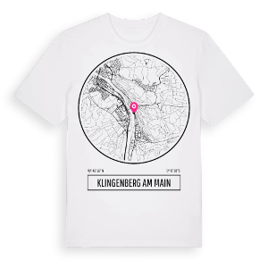 Klingenberg am Main t-shirt – ekologisk bomull t-shirt från Pinshirt