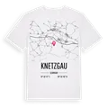 Knetzgau karta t-shirt