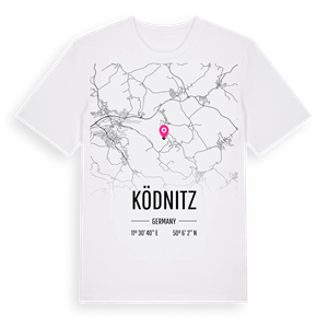 Ködnitz karta t-shirt – ekologisk bomull t-shirt från Pinshirt