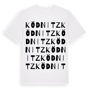 Ködnitz ordlek t-shirt – ekologisk bomull t-shirt från Pinshirt