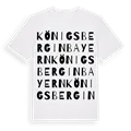 Königsberg in Bayern ordlek t-shirt