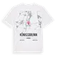 Königsbrunn karta t-shirt