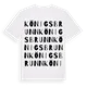 Königsbrunn ordlek t-shirt