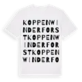 Koppenwinder Forst ordlek t-shirt