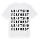 Kraftshofer Forst ordlek t-shirt