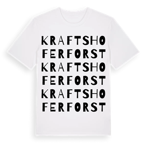 Kraftshofer Forst ordlek t-shirt – ekologisk bomull t-shirt från Pinshirt
