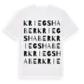 Kriegshaber ordlek t-shirt