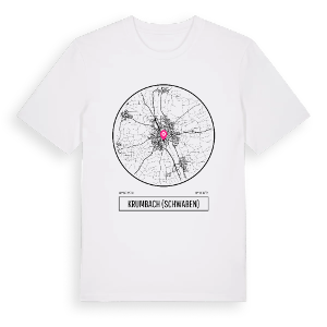 Krumbach (Schwaben) t-shirt – ekologisk bomull t-shirt från Pinshirt