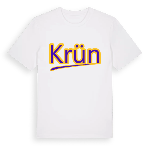 Krün baseball t-shirt – ekologisk bomull t-shirt från Pinshirt